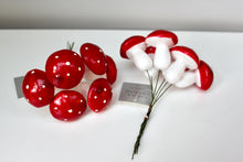 Load image into Gallery viewer, Toadstool Polystyrene Christmas Picks

