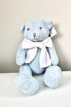 Load image into Gallery viewer, Knitted Blue Bear
