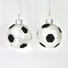 Load image into Gallery viewer, Glass Football Decoration Set
