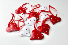 Load image into Gallery viewer, Box of 12 Mini Heart Decorations

