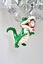 Load image into Gallery viewer, Crocodile with Clock Tree Decoration
