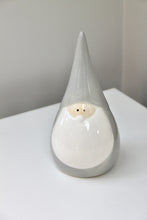Load image into Gallery viewer, Grey Ceramic Santa
