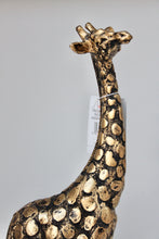 Load image into Gallery viewer, Gold Resin Giraffe
