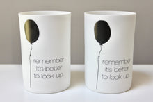 Load image into Gallery viewer, &#39;Remember it&#39;s better to look up&#39; Candle Holders
