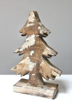 Load image into Gallery viewer, Wooden Distressed Alpine Tree
