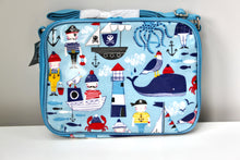 Load image into Gallery viewer, Nautical Children&#39;s PVC Lunchbag
