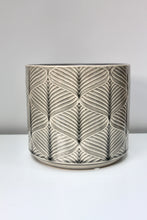 Load image into Gallery viewer, Grey Wave Ceramic Pot Cover
