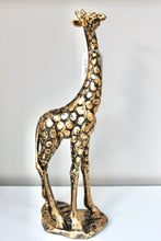 Load image into Gallery viewer, Gold Resin Giraffe
