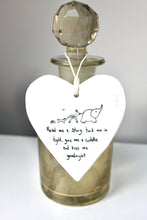 Load image into Gallery viewer, &#39;Read me a story..&#39; Wobbly Porcelain Heart
