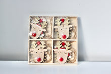 Load image into Gallery viewer, Mini Reindeer Christmas Tree Decorations

