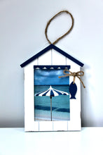 Load image into Gallery viewer, Wooden Beach Hut Distressed Photo Frame
