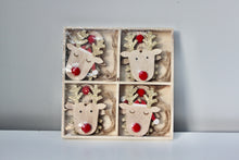 Load image into Gallery viewer, Mini Reindeer Christmas Tree Decorations
