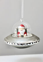 Load image into Gallery viewer, Santa Spaceship Decoration
