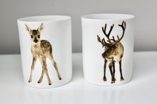 Load image into Gallery viewer, Christmas Deer Porcelain Votives
