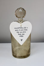 Load image into Gallery viewer, &#39;Grandchildren fill a space..&#39; Porcelain Heart
