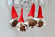 Load image into Gallery viewer, Scandi Pine Cone Kid Decorations
