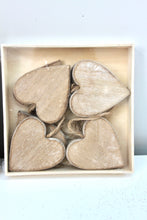 Load image into Gallery viewer, Wooden Heart Boxed Decorations
