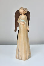 Load image into Gallery viewer, Natural Christmas Angel with Metal Wings
