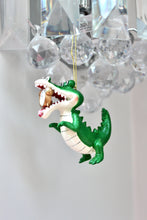 Load image into Gallery viewer, Crocodile with Clock Tree Decoration
