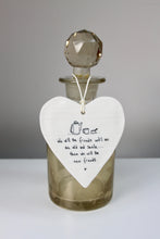 Load image into Gallery viewer, &#39;We will be friends..&#39; Wobbly Porcelain Heart
