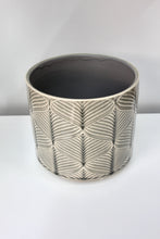 Load image into Gallery viewer, Grey Wave Ceramic Pot Cover
