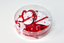 Load image into Gallery viewer, Box of 12 Mini Heart Decorations
