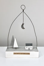 Load image into Gallery viewer, Love you to the moon and back&#39; Moonlit Cabin Scene
