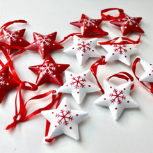 Load image into Gallery viewer, Box of 12 Mini Star Decorations
