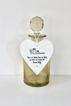 Load image into Gallery viewer, &#39;Friends become family..&#39; Wobbly Porcelain Heart
