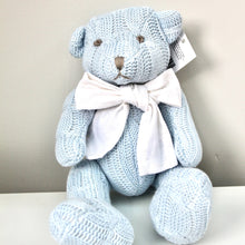 Load image into Gallery viewer, Knitted Blue Bear

