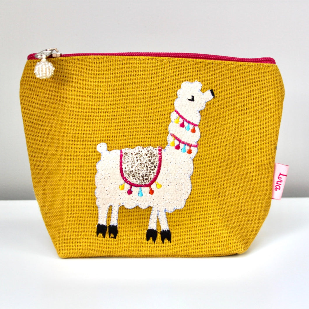 Llama Cosmetic Bag