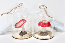 Load image into Gallery viewer, Glitter Toadstool in Glass Dome

