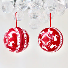 Load image into Gallery viewer, Tin Box Ball Christmas Decoration Set
