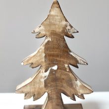 Load image into Gallery viewer, Wooden Distressed Alpine Tree
