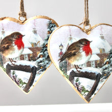 Load image into Gallery viewer, Robin Metal Heart Set
