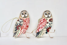 Load image into Gallery viewer, Wooden Christmas Owl Set
