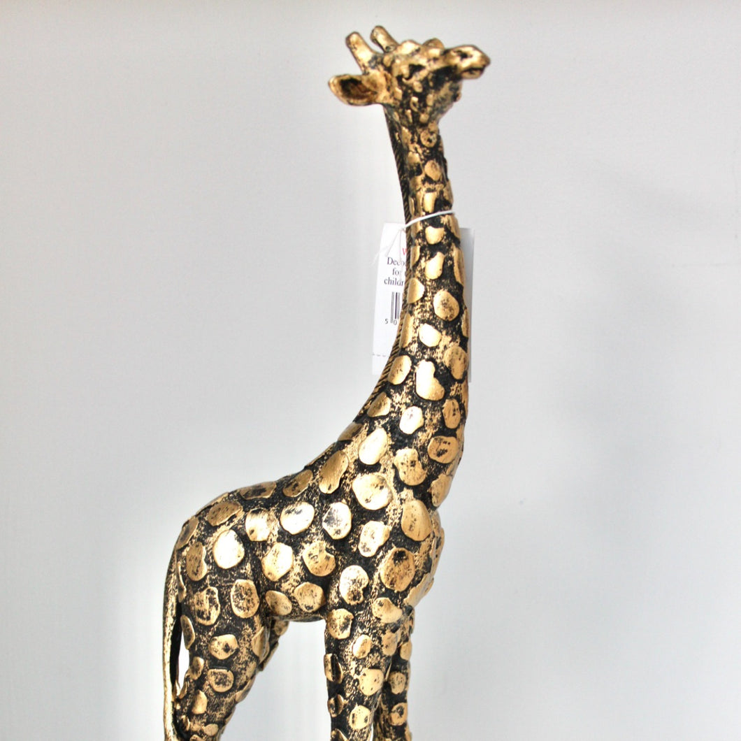 Gold Resin Giraffe