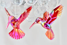 Load image into Gallery viewer, Red Acrylic Hummingbird Decoration

