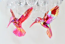 Load image into Gallery viewer, Red Acrylic Hummingbird Decoration
