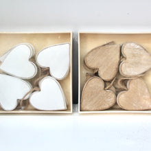 Load image into Gallery viewer, Wooden Heart Boxed Decorations
