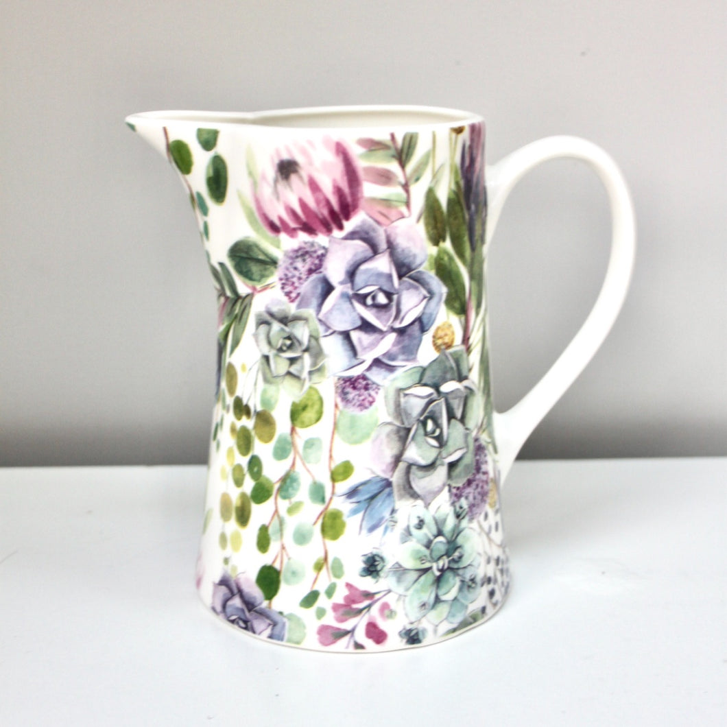 Desert Blooms Bone China Jug