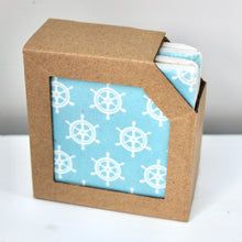Load image into Gallery viewer, Sea Themed Resin Blue Coasters
