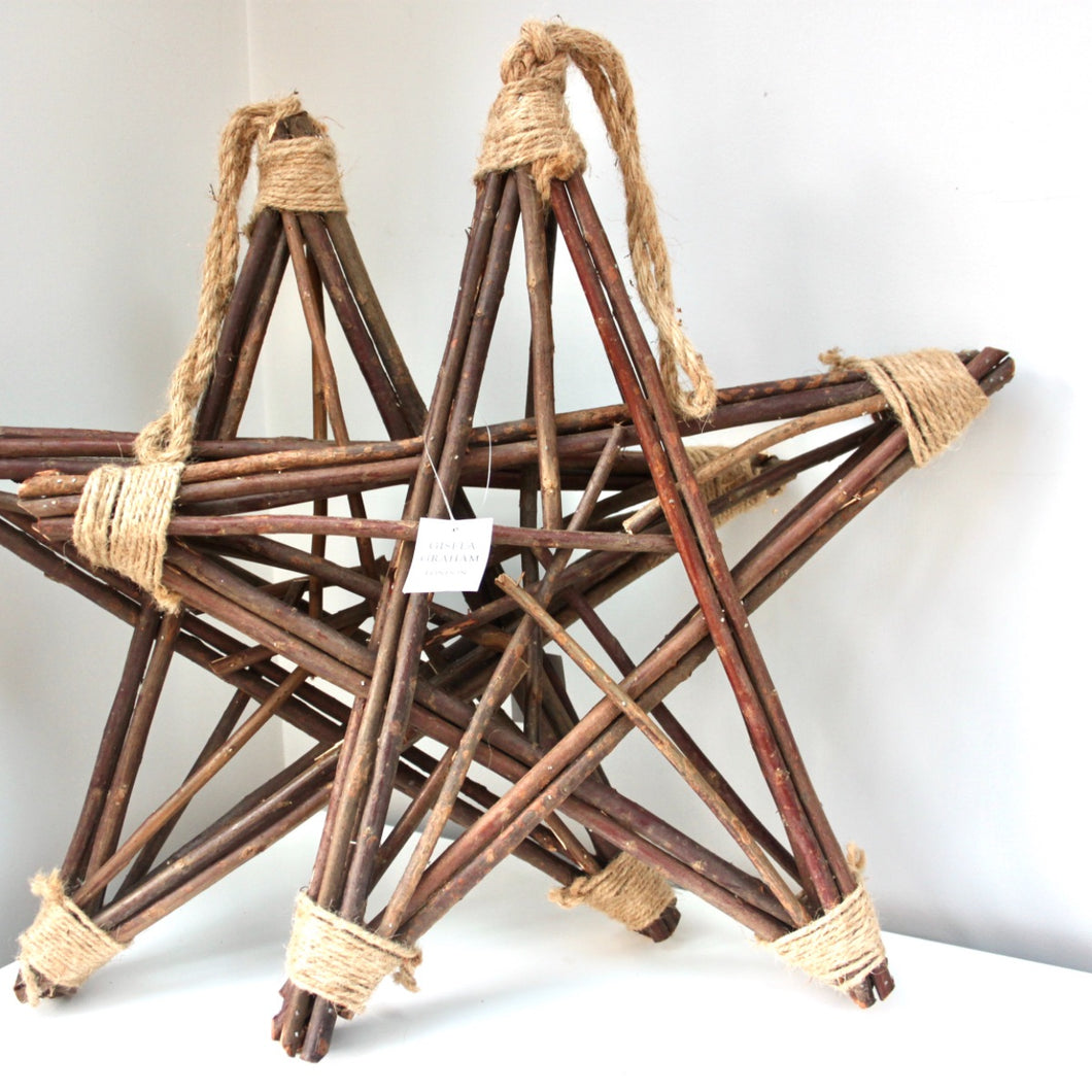 Large Wooden Christmas Star