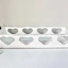 Load image into Gallery viewer, Distressed White Wooden Trug
