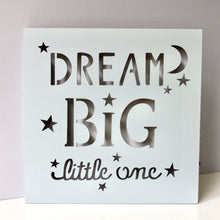 Load image into Gallery viewer, Dream Big Little One LED Light Box
