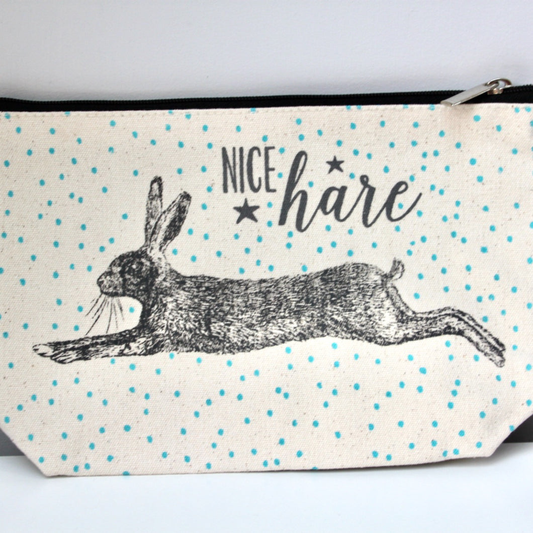 Nice Hare Cosmetic Bag