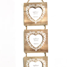 Load image into Gallery viewer, Triple Heart Photo Frame
