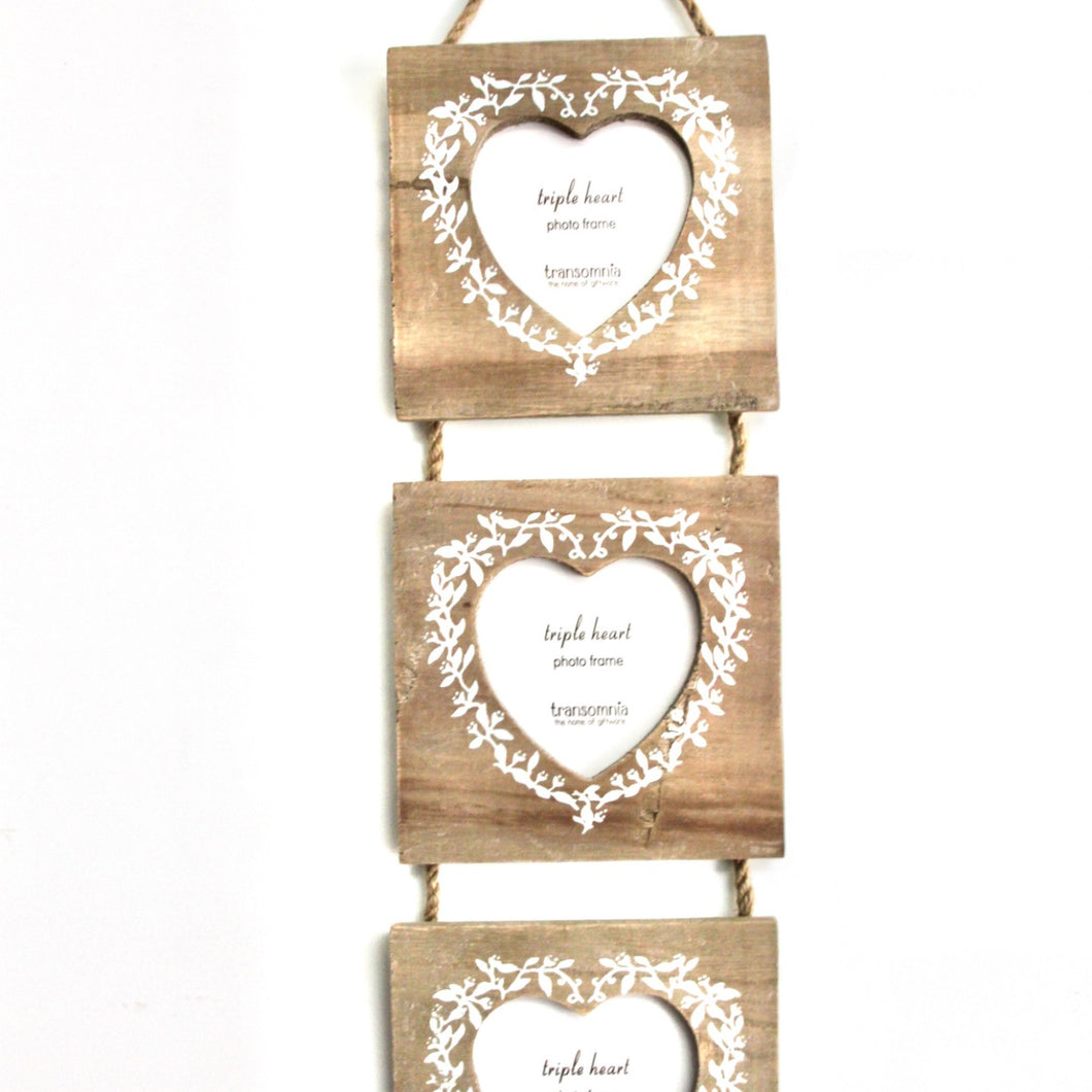Triple Heart Photo Frame