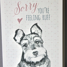 Load image into Gallery viewer, Sorry you&#39;re feeling ruff&#39; Greetings Card
