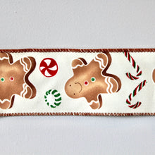 Load image into Gallery viewer, Gingerbread Men Wide Wire Ribbon
